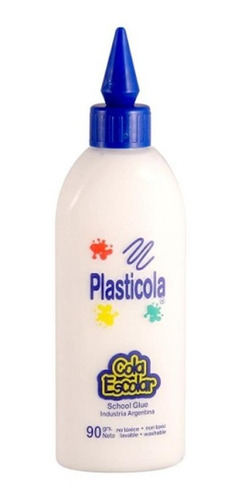 Adhesivo Vinilico Plasticola X 90 Grs. Cola Escolar