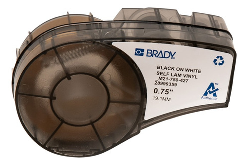 Etiqueta Brady M21-750-427 Envolventes Autolaminable -0.75 