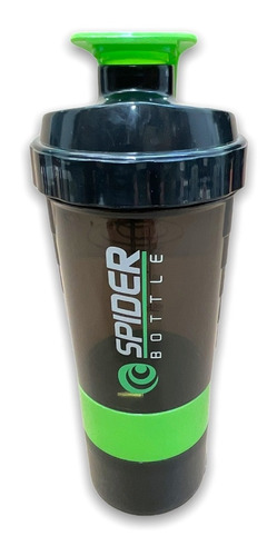 Termo Spider Shaker Mezclador Proteinas Suplementos Gym