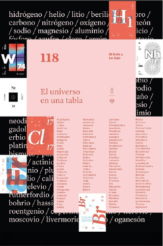 118 El Universo En Una Tabla, de Ezequiel Calvo Roitberg., vol. Único. Editorial El Gato Y La Caja, tapa blanda, edición 1 en español, 2022