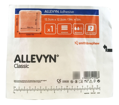 Allevyn Classic Adhesive 12x5 - 3 - Unidad a $39667