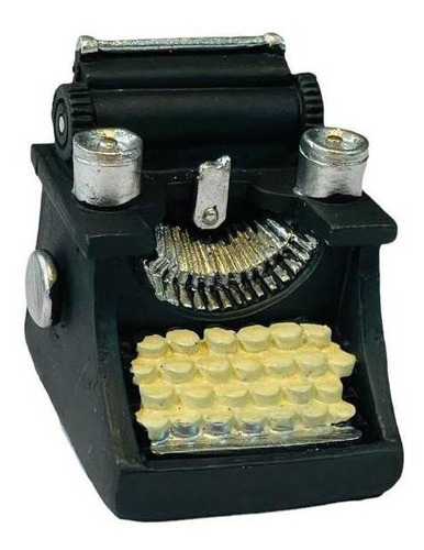 Enfeite Maquina Escrever Vintage Resina - 2002002