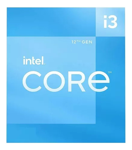 Procesador Intel Core I3-12100 Hasta 4,3 Soc1700 4 Nucleos