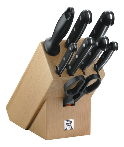 Bloque De Cuchillos Zwilling, Twin Gourmet, 9 Piezas