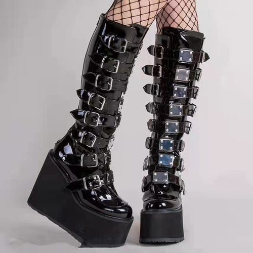 Botas Femininas Hoes Outwinter Gothic Demonias Platforms