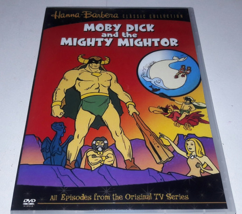 Dvd Moby Dick E O Poderoso Mightor - Desenho Completo 4 Dvds