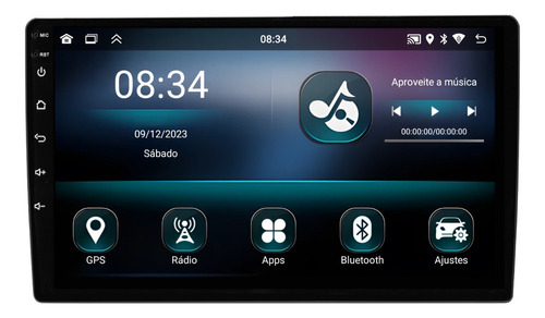 Multimidia Ecopower 10p Slim Android  2gb+32gb Carplay