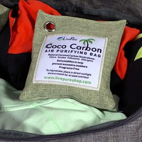 Livepure Cococarbon Coconut Carbon Air Purifying Bag Odor El