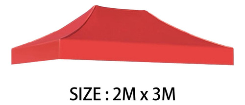 Toldo Cubierta Parasol Refugio Toldo Tienda De Campaña Rojo