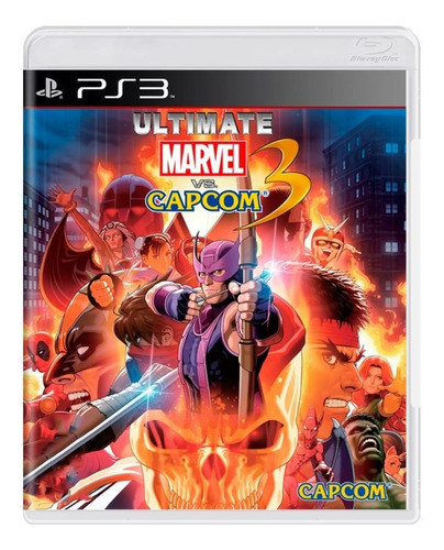 Jogo Novo Midia Fisica Ultimate Marvel Vs Capcom 3 Para Ps3