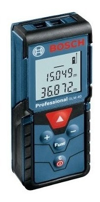 Imagen 4 de 6 de Medidor De Distancia Laser Bosch Glm 40 Professional 40m