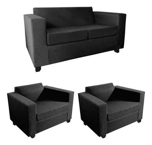 Combo Sillon 2 Cuerpos + 2 De 1 Cuerpo Chenille Antidesgarro