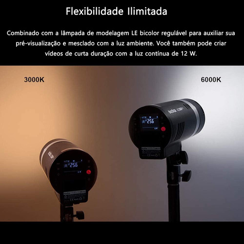 Godox Ad300pro 300ws 2.4g Ttl Hss Flash Portátil Speedlight