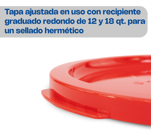 Tapa Para Recipiente Redondo Caledonia Tapere-1218r B D V
