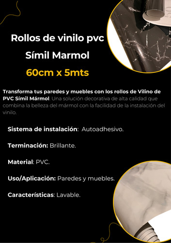 Vinilo Rollo Adhesivo Pvc Contact Simil Marmol Blanco