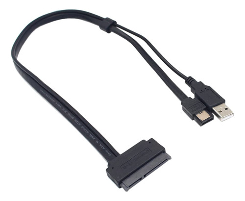 1 Unids 2.5  Disco Duro Sata 22pin Esata Dato Usb Alimentado