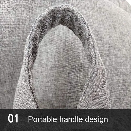 Nespo Puf Gigante En Forma De Pera Y Sin Relleno, Lavable