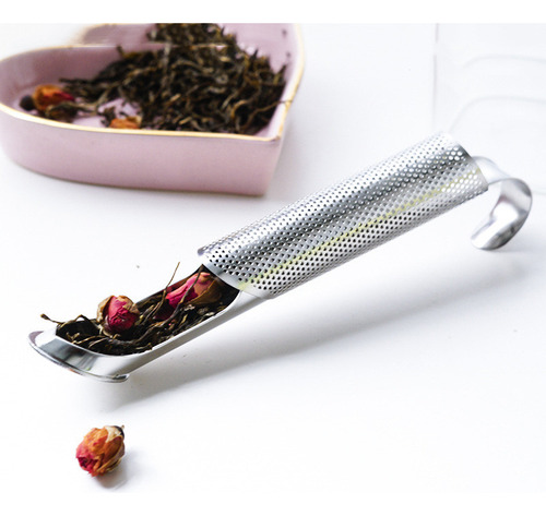 Colador De Té Plateado Nuevo De Acero Inoxidable 304 Para Co