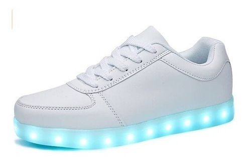 Tenis Con Suela De Leds De Colores Unisex - Carga Usb