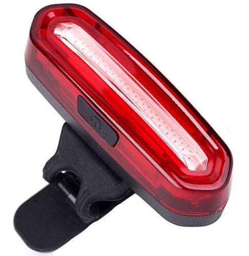 Luz Led Recargable Usb Delantera O Trasera Para Bicicleta 