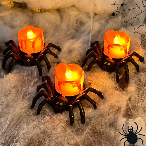 5×lámpara Led De Halloween Con Forma De Vela, Halloween,