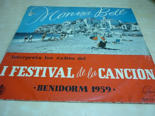 Monna Bell Benidorm 1959 Vinilo Muy Bueno