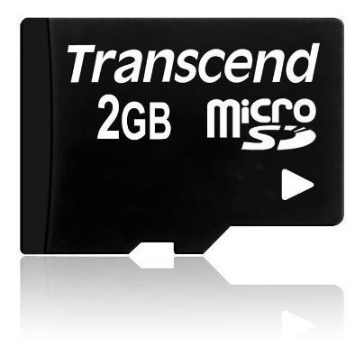 Transcend Tarjeta De Memoria Flash Microsd De 2 Gb (sin Adap
