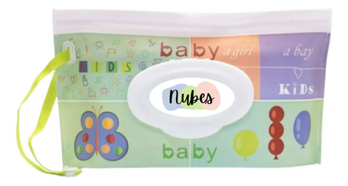 Combo X3 Paquetes De Toallitas Húmedas Huggies Hipoalergénicas Triple Protección Con Extracto De Manzanilla X80 Unidades Con Un Porta Toallitas Nubes Estampa Kinder