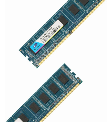 Imagen 6 de 6 de 2pza 2gb Pc Computadora Memoria Ram Ddr3 Pc3-12800u 1600mhz