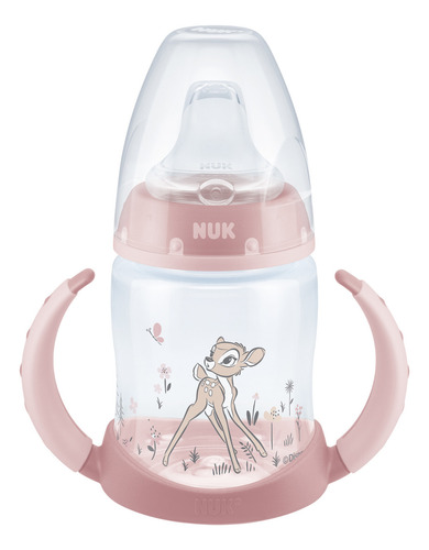 Copo Antivazamento Infantil Controle Temperatura Bambi Nuk Cor Rosa