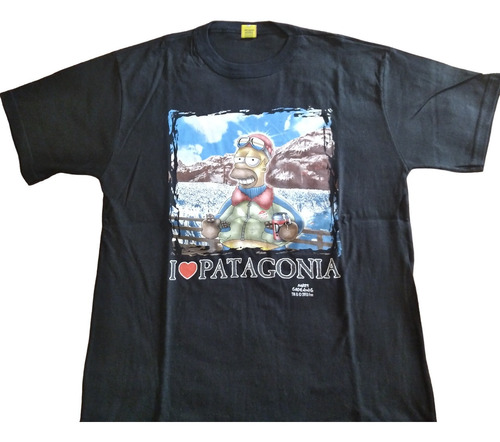 Remera De Homero Simpson Patagonia Argentina Glaciar Perito 