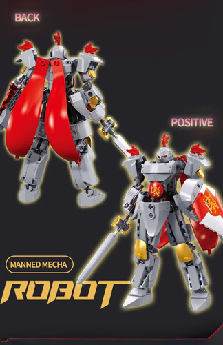 Bloques De Construcción Robóticos, Modelo Mecha, Articulacio