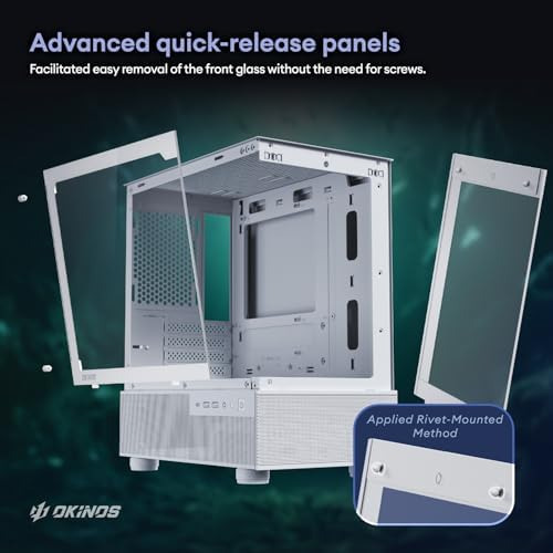 Okinos Aqua 3, Micro Atx Case, Matx Pc Case Con 3 X 120 Mm D