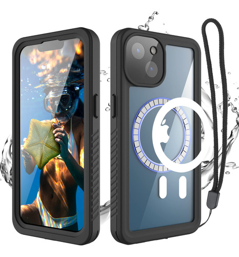 Loudtec Funda Impermeable Para iPhone 13, Ip68, De Cuerpo Co