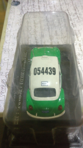 Taxi Volkswagen Beetle Mexico D.f 1985 Sellado Escala 1/43 (Usado)