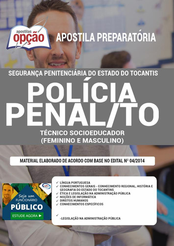 Apostila Policia Penal Penitenciária To - Socioeducador