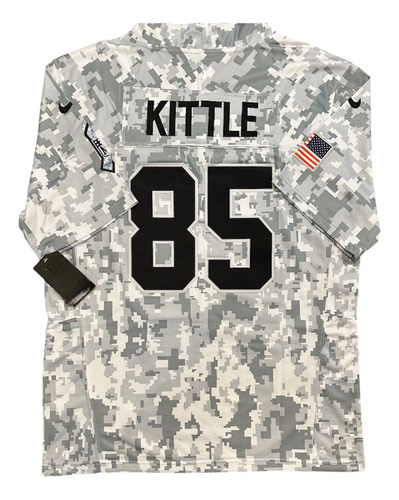 Jersey Nfl Sf 49ers George Kittle Salute To Service 2024 Bco (Usado)