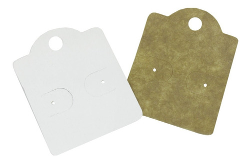1000 Cartelas Dupla Face De Papel P/ Brinco - 5,5 X 4,5 Cm