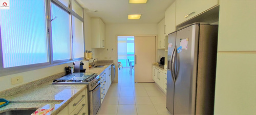 Imagem 17 de 18 de Apartamento Reformado À Venda, Praia Das Pitangueiras, Guarujá-sp, Frente Para O Mar, 4 Dormitórios, 1 Suíte, Sacada De Frente, 1 Vaga De Garagem - Ap0845 - 34707949