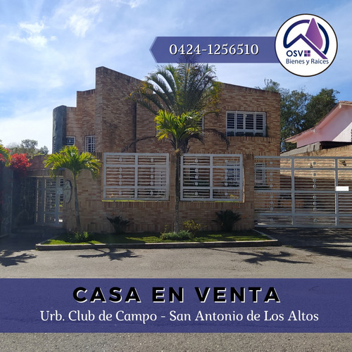 Hermosa Casa En San Antonio De Los Altos. Urb Club De Campo.