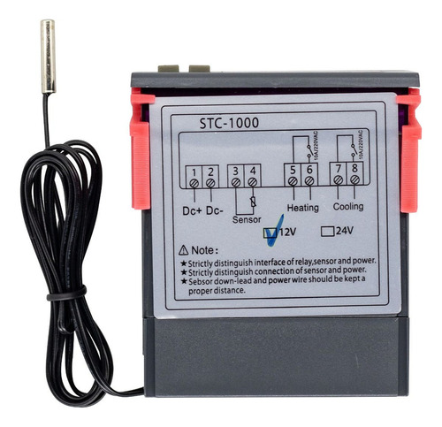 Termostato Digital Stc-1000 Controlador De Temperatura 12v