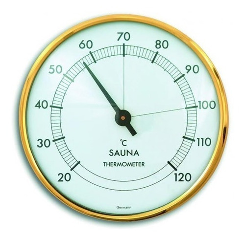 Termômetro De Sauna +20+120:1c Diametro 100mm