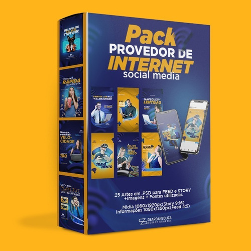 Pack Provedor De Internet Psd