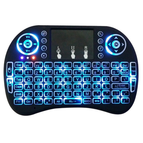 Mini Teclado Retroiluminado Android Windows Smart Tv Tv Box