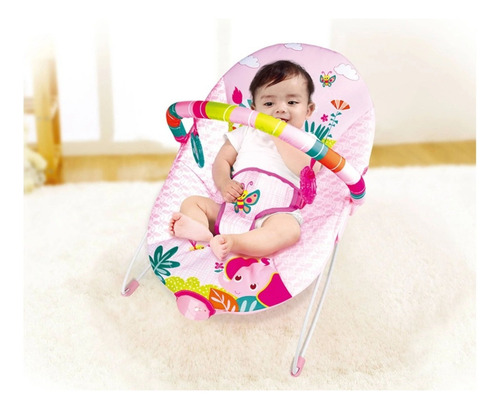 Prinsel Bouncer Silla Mecedora Vibradora Color Rosa Claro