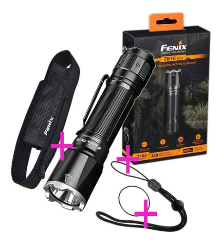 Imagen 1 de 10 de Linterna Fenix Led Tk16 1000 Lumenes 240m 5 Modos