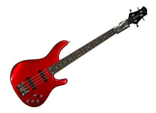 Baixo Tagima Millenium 4 Cordas Ativo Vermelho Metálico