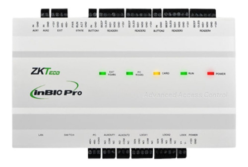 Imagen 2 de 10 de Placa Zk Inbio 260 Pro Control Accesos Lector Rfid Zkteco®