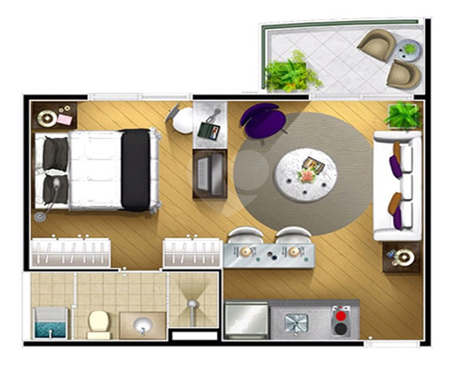 Imagem 23 de 23 de Loft Para Morar Ou Investir Com Renda! - Reo694890