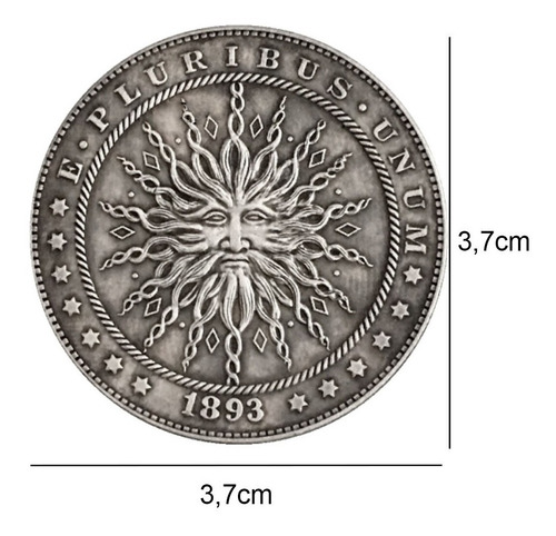 Moeda Da Sorte Sol Maia Calendário Inca Esotérico